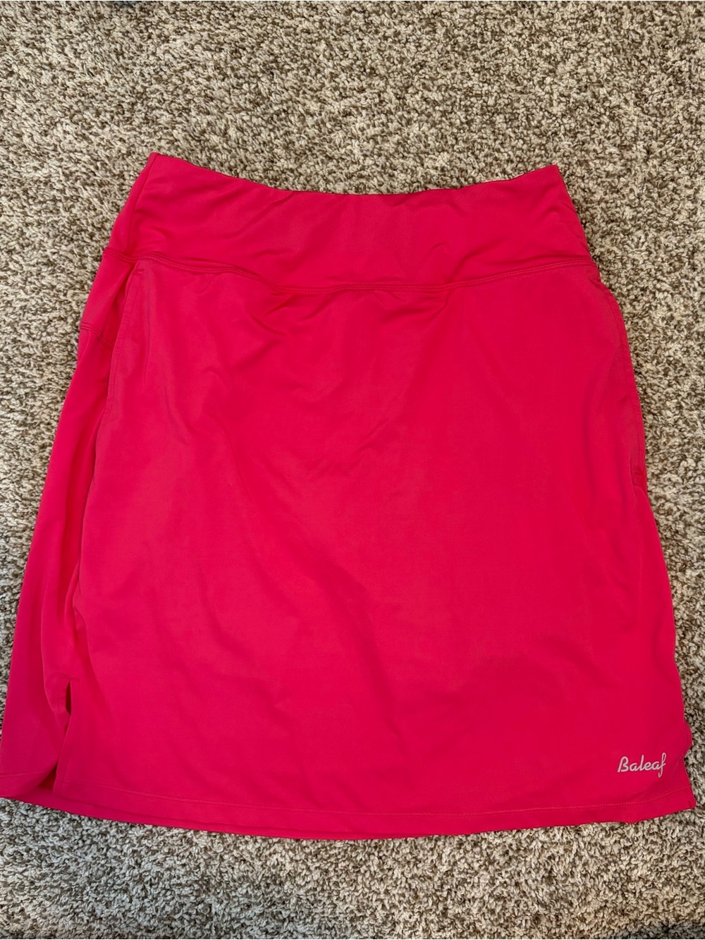 Baleaf Hot Pink Athletic Skirt w/ Built-in Shorts